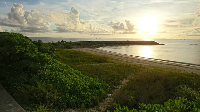 海・夕日（Web大）