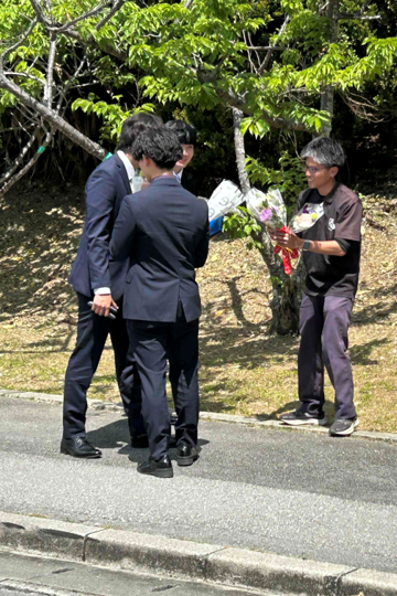 花束贈呈②
