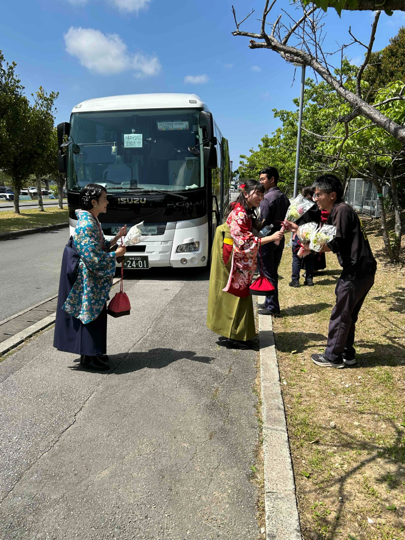 花束贈呈⑤